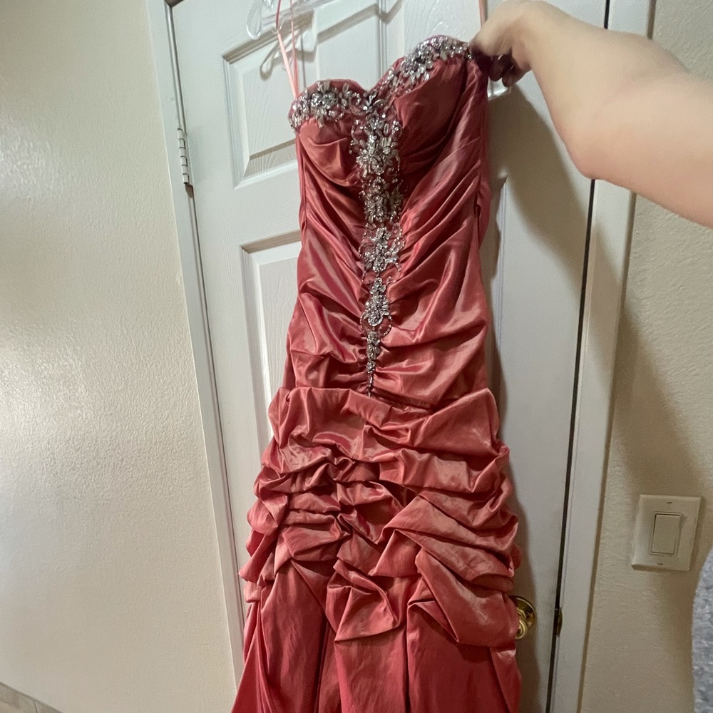 Pretty apricot dress